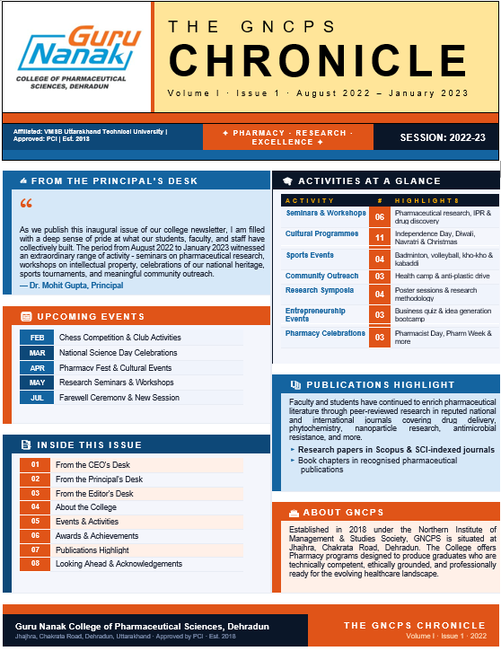 Newsletter - August 2022 to January 2023