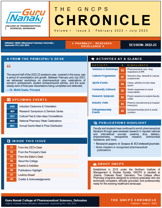 Newsletter - February 2023 to July 2023