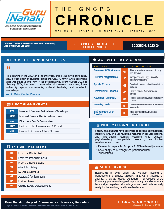 Newsletter - August 2023 to January 2024